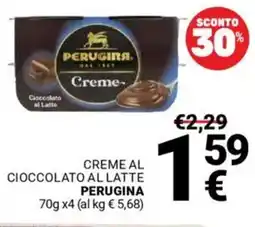 Supermercati Gulliver Creme al cioccolato al latte PERUGINA offerta
