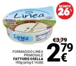Supermercati Gulliver Formaggio linea primosale FATTORIE OSELLA offerta