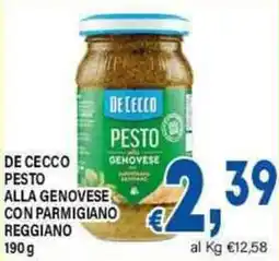 DEM Dececco pesto alla genovese con parmigiano reggiano offerta