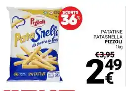Supermercati Gulliver Patatine patasnella PIZZOLI offerta