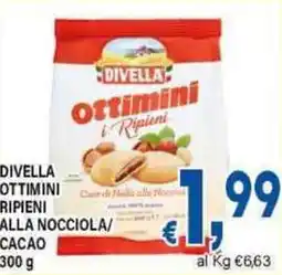 DEM Divella ottimini ripieni alla nocciola/ cacao offerta