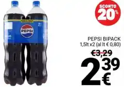 Supermercati Gulliver Pepsi bipack offerta