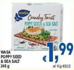 DEM Wasa poppy seed & sea salt offerta