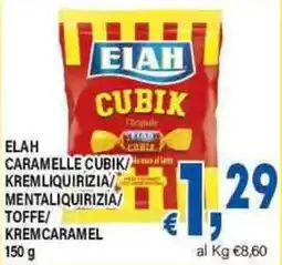 DEM Elah caramelle cubik kremliquirizia mentaliquirizia/ toffe/ krem caramel offerta