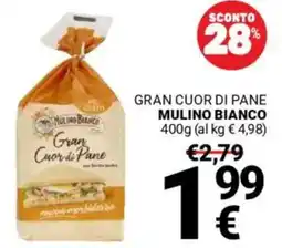 Supermercati Gulliver Gran cuor di pane MULINO BIANCO offerta