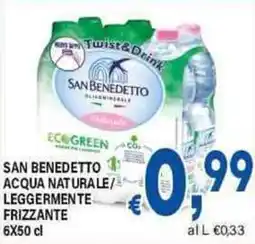 DEM San benedetto acqua naturale/ leggermente frizzante offerta