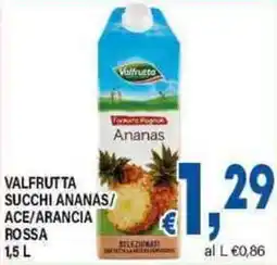 DEM Valfrutta succhi ananas/ ace/arancia rossa offerta