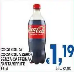 DEM Coca cola/ coca cola zero senza caffeina fanta/sprite offerta
