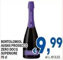 DEM Bortolomiol audax prosecco zero docg superiore offerta