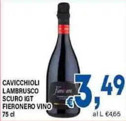 DEM Cavicchioli lambrusco scuro igt fieronero vino offerta