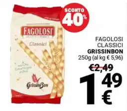 Supermercati Gulliver Fagolosi classici GRISSINBON offerta