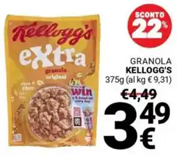 Supermercati Gulliver Granola KELLOGG'S offerta