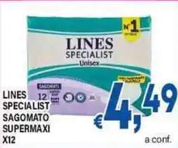 DEM Lines specialist sagomato supermaxi x12 offerta