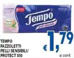 DEM Tempo fazzoletti pelli sensibili/ protect x10 offerta