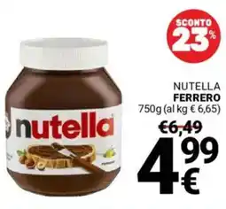 Supermercati Gulliver Nutella FERRERO offerta
