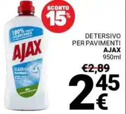Supermercati Gulliver Detersivo per pavimenti AJAX offerta