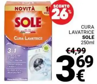 Supermercati Gulliver Cura lavatrice SOLE offerta