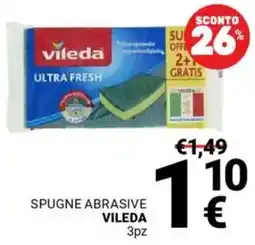 Supermercati Gulliver Spugne abrasive VILEDA 3pz offerta