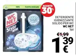 Supermercati Gulliver Detergente igienizzante solido per wc WC NET offerta