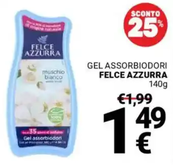 Supermercati Gulliver Gel assorbiodori FELCE AZZURRA offerta