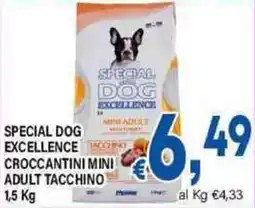 DEM Special dog excellence croccantini mini adult tacchino offerta