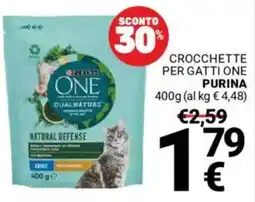 Supermercati Gulliver Crocchette per gatti one PURINA offerta
