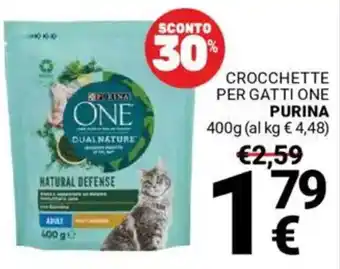 Supermercati Gulliver Crocchette per gatti one PURINA offerta