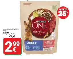 Supermercati Gulliver Crocchette per cani one PURINA offerta