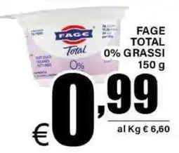 DEM Fage total 0% grassi offerta