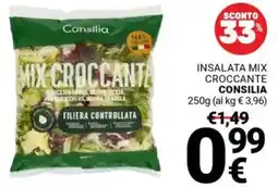 Supermercati Gulliver Insalata mix croccante CONSILIA offerta