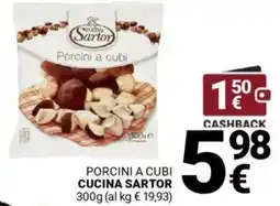 Supermercati Gulliver Porcini a cubi CUCINA SARTOR offerta
