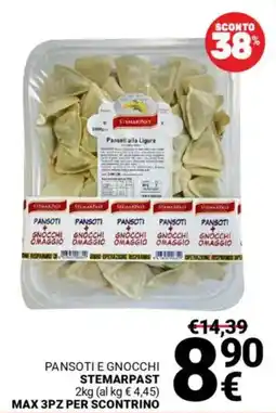 Supermercati Gulliver Pansoti e gnocchi STEMARPAST offerta
