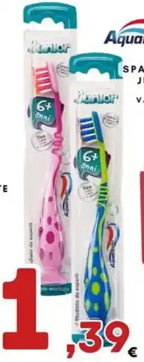Ferdico Aquafresh spazzolini junior offerta