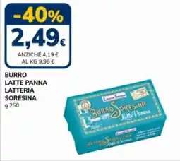 Basko Burro latte panna LATTERIA SORESINA offerta