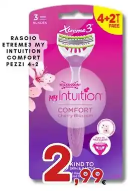 Ferdico Wilkinson rasoio etreme 3 my intuition comfort offerta