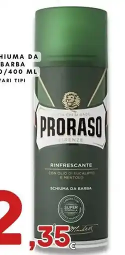 Ferdico Proraso schiuma da barba offerta