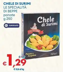 MD Discount Chele di surimi LE SPECIALITÀ DI BEPPE offerta