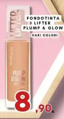 Ferdico Maybelline fondotinta lifter plump & glow offerta