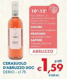MD Discount Cerasuolo d'abruzzo doc DERIO offerta