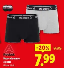 Lidl Reebok offerta