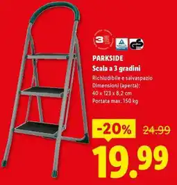 Lidl PARKSIDE Scala a 3 gradini offerta