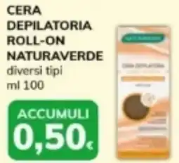 Basko Cera depilatoria roll-on naturaverde offerta