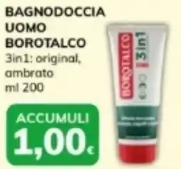 Basko Bagnodoccia uomo borotalco 3in1: original, ambrato offerta
