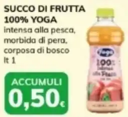 Basko Succo di frutta 100% yoga intensa alla pesca, morbida di pera, corposa di bosco offerta