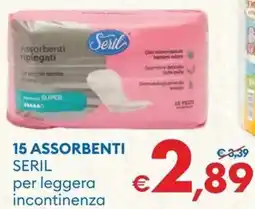 MD Discount 15 assorbenti SERIL offerta