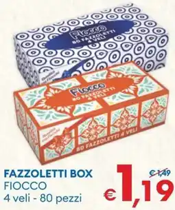 MD Discount Fazzoletti box FIOCCO offerta