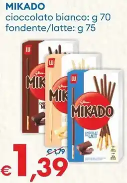 MD Discount MIKADO cioccolato bianco fondente/latte offerta