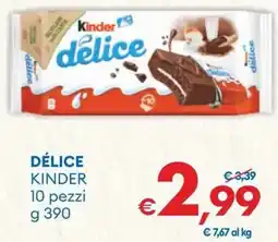 MD Discount Délice KINDER offerta