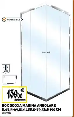 Tecnomat Box doccia marina angolare offerta