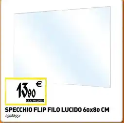 Tecnomat Specchio flip filo lucido offerta